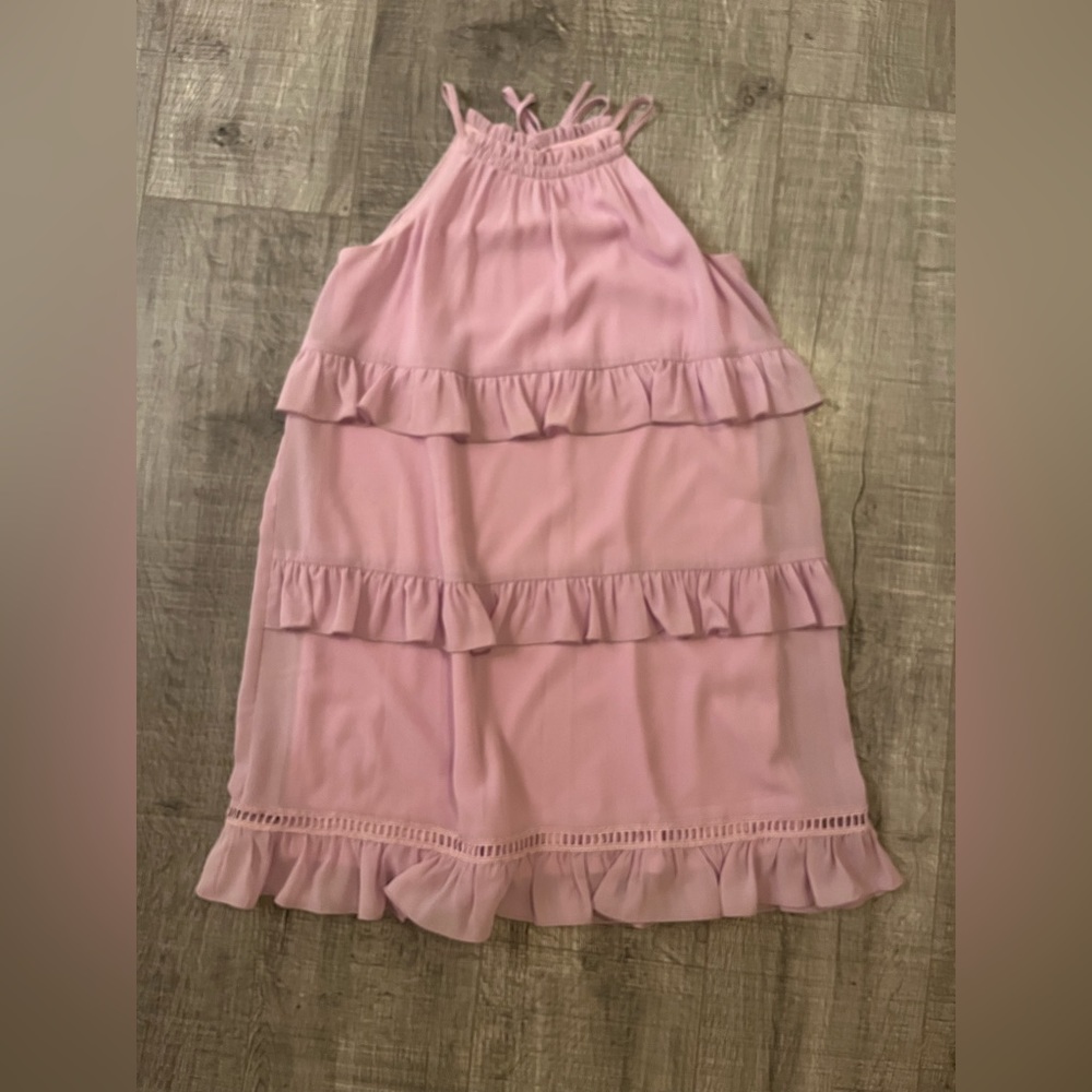 Purple girls sun dress